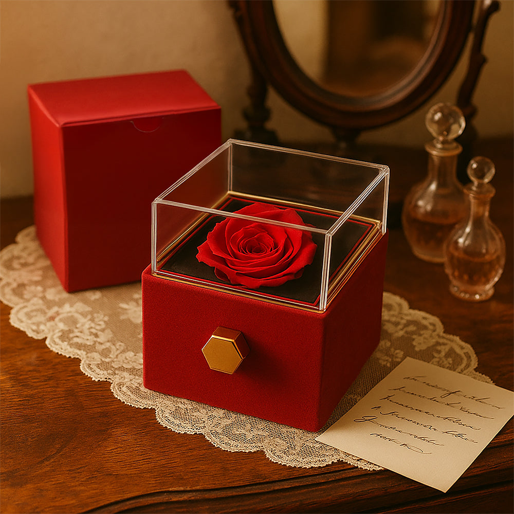 Custom Alluring Beauty with Rotating Rose Gift Box ~ Soulmate