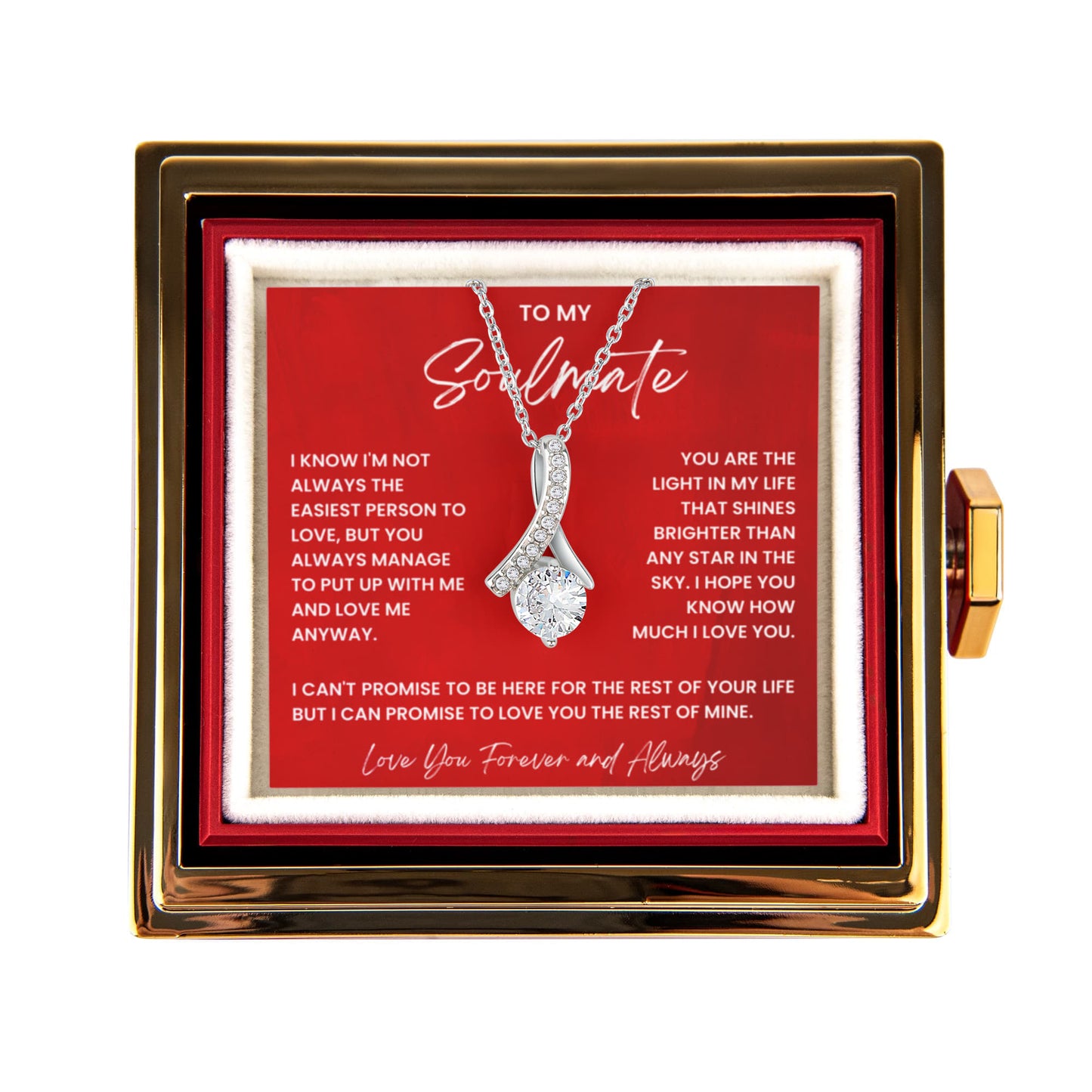 Custom Alluring Beauty with Rotating Rose Gift Box ~ Soulmate