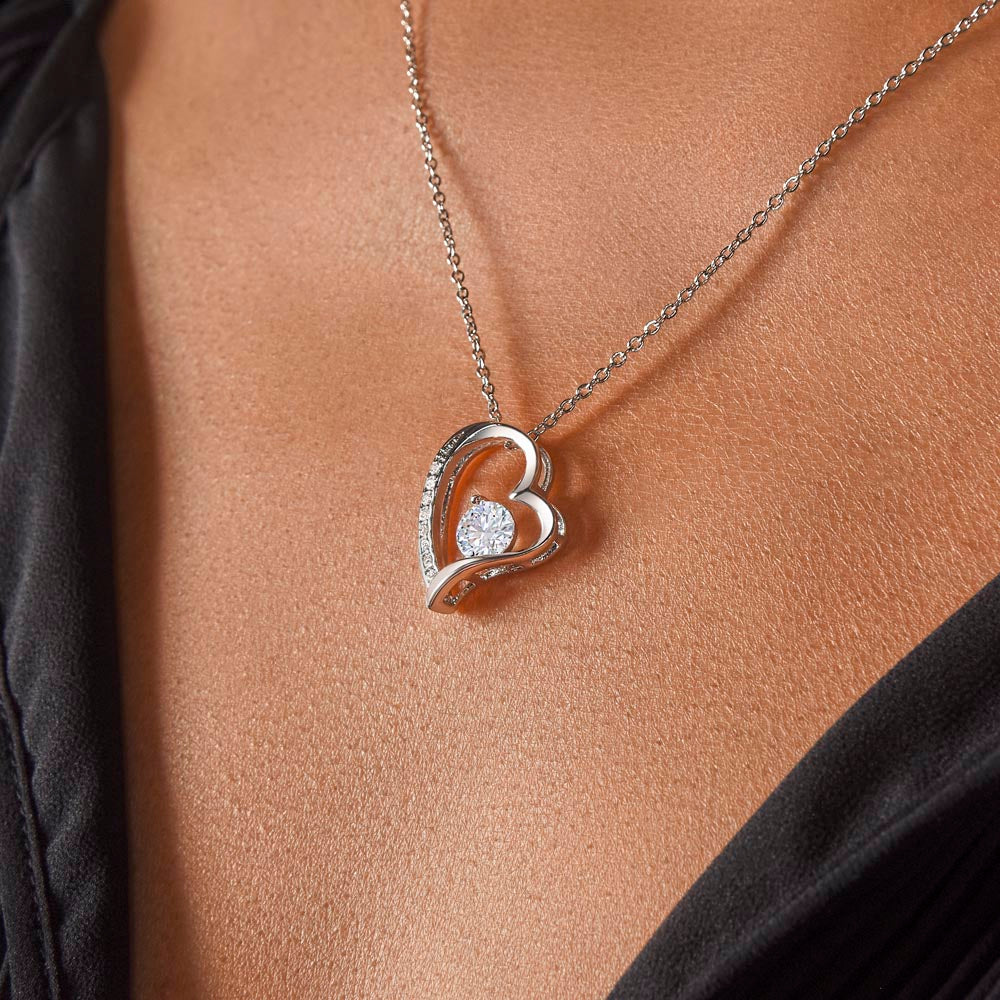To My Daughter Forever Love Necklace