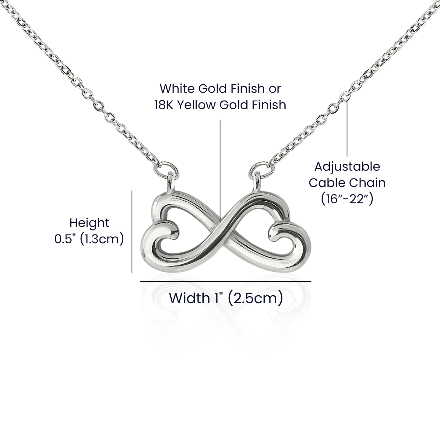 Custom Endless Love Necklace (f/k/a Infinity Hearts) ~ To My Moher