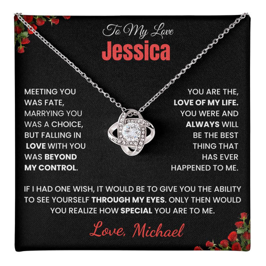 To My Love Knot Necklace